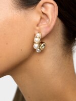 Pendientes Alargados De Perlas blanco