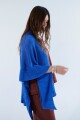 RUANA COTTON AZUL