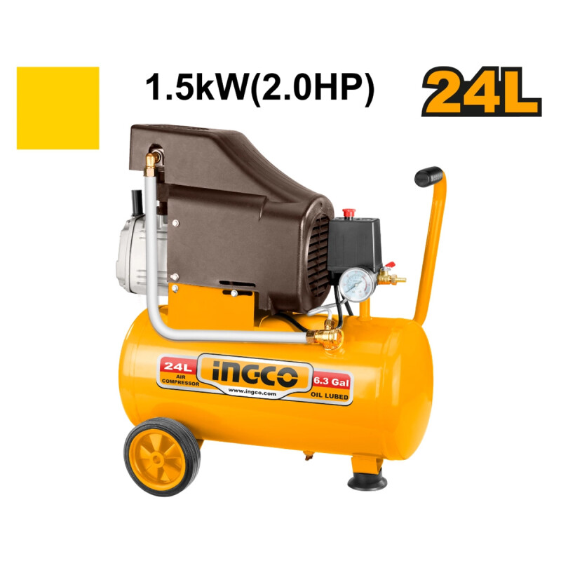 COMPRESOR DE AIRE 24L 2HP 220-240V 96DB INGCO AC202416 COMPRESOR DE AIRE 24L 2HP 220-240V 96DB INGCO AC202416