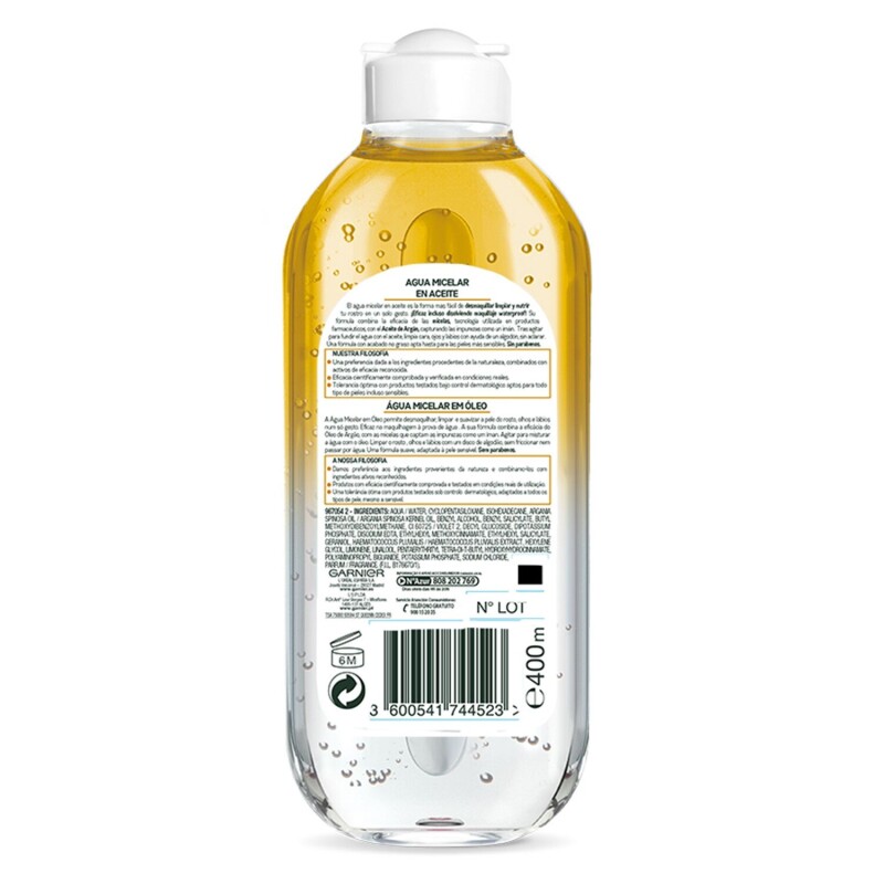 Pack Garnier Agua micelar clasica + Agua micelar en aceite Pack Garnier Agua micelar clasica + Agua micelar en aceite