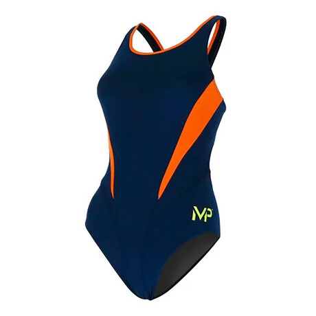 Michael phelps - Malla de Baño para Mujer Team Splice Comp Back SW256040824 - Uv Upf 50+. 24. 001