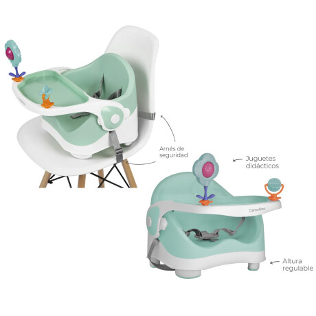Silla de Comer Booster para Bebés Carestino New Verde Agua