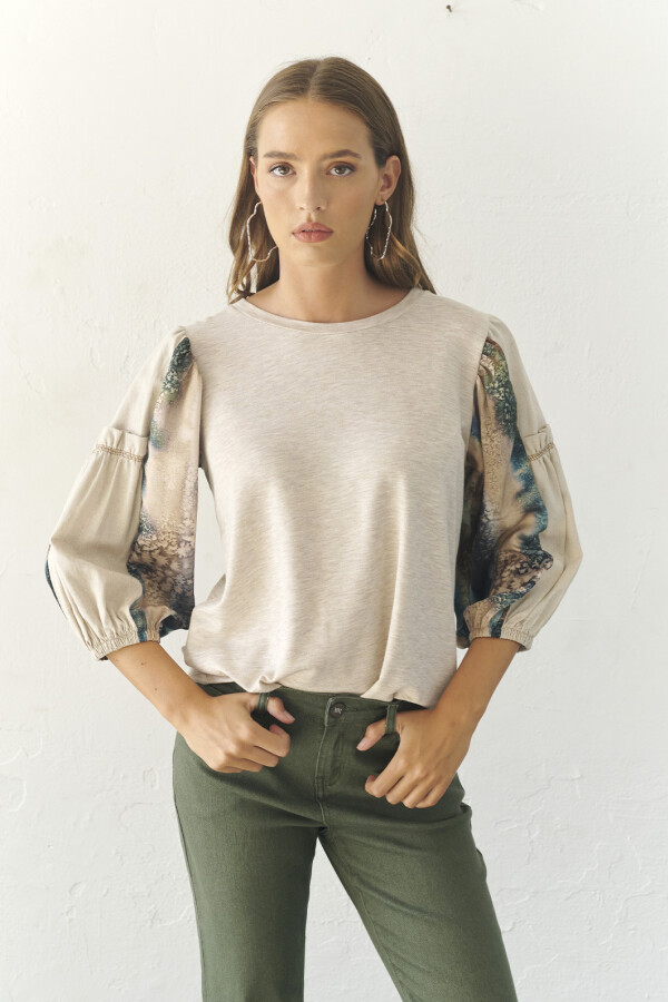 REMERA MICA VERDE