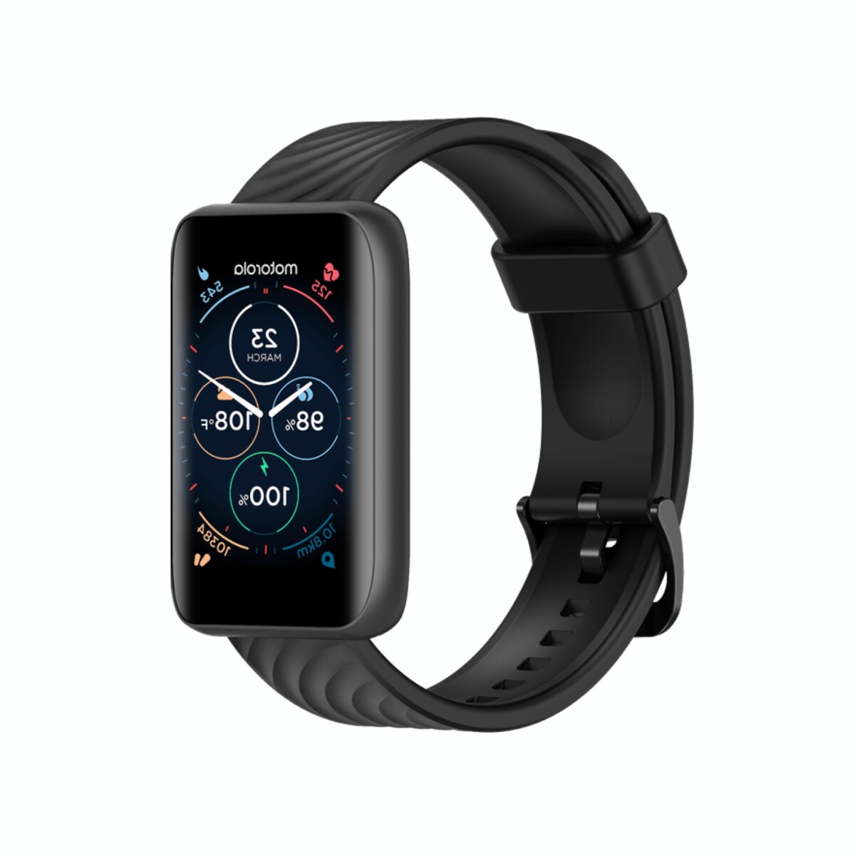 Reloj Smartwatch MOTOROLA Moto Watch 40 1,57' LCD BT Resitencia IP67 - Black 