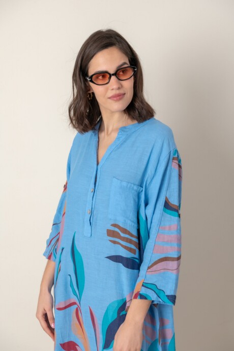 VESTIDO SILVINA Baby blue