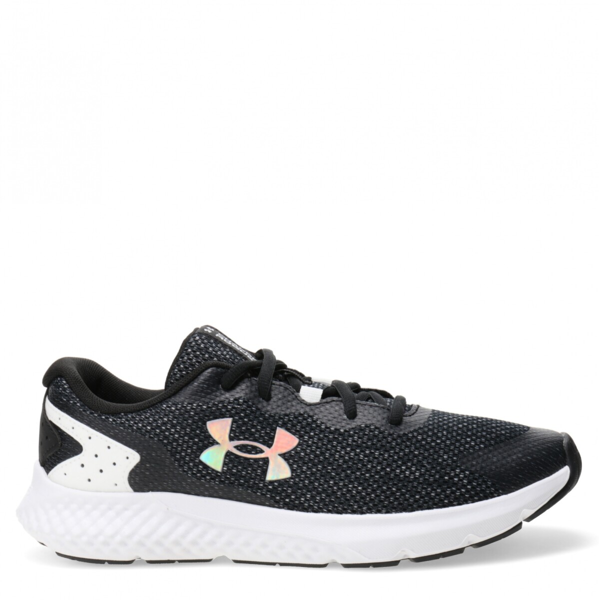 Championes de Mujer Under Armour Charged Rogue 3 Knit Under Armour - Negro - Blanco 