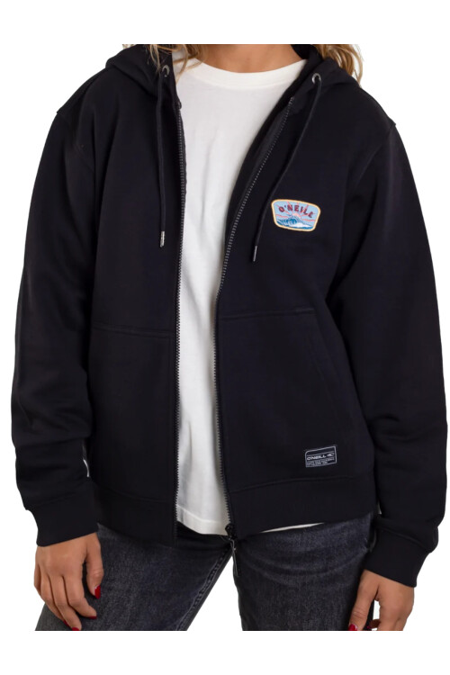 Campera O'Neill Woman Retro Patch Negro