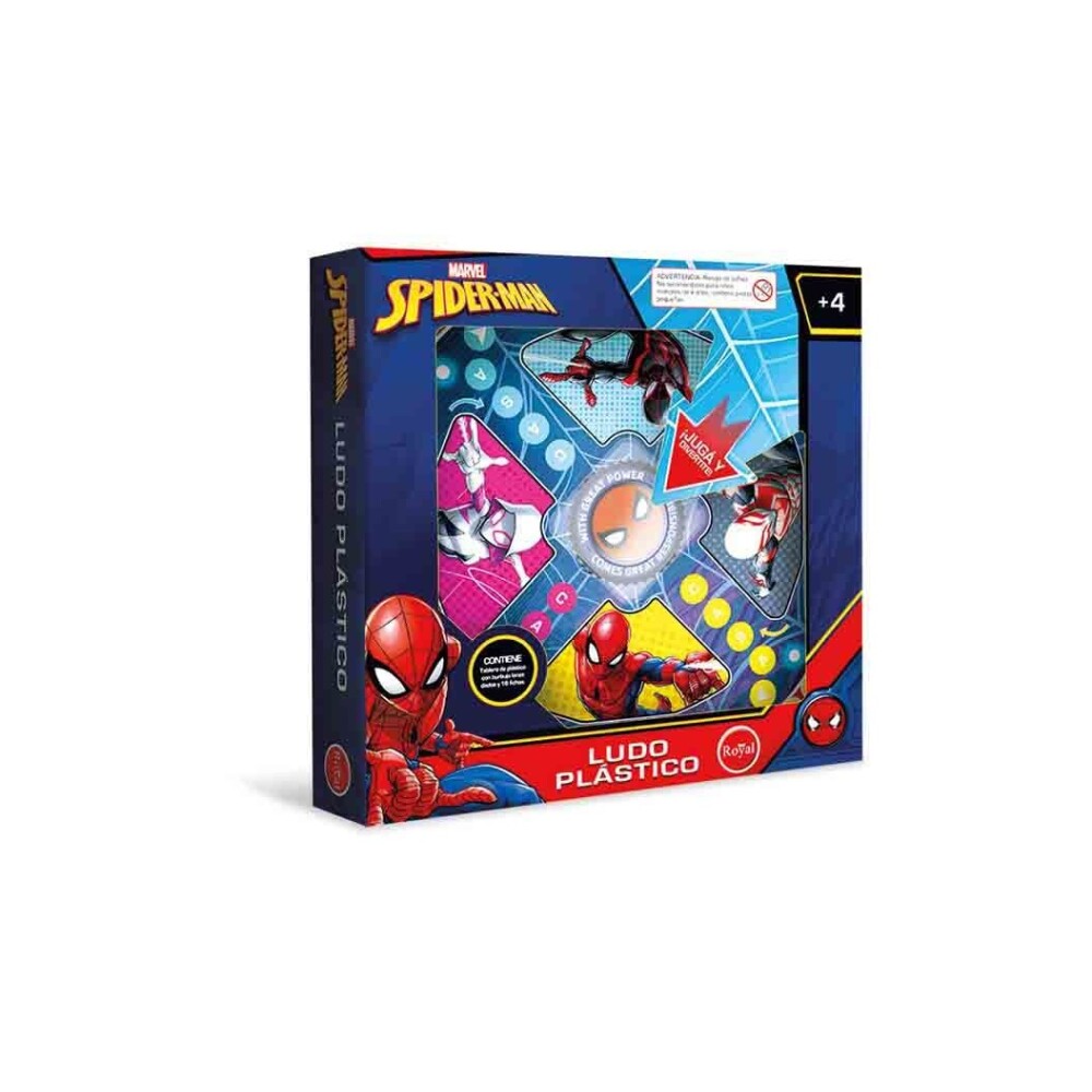 Ludo Infantil Spider-Man – Royal LUDO PLASTICO HOMBRE ARAÑA ROYAL