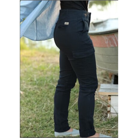 PANTALÓN MULITA CARGO DAMA AZUL