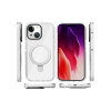 Protector transparente iPhone 15 con soporte color gris Protector Transparente Iphone 15 Con Soporte Color Gris