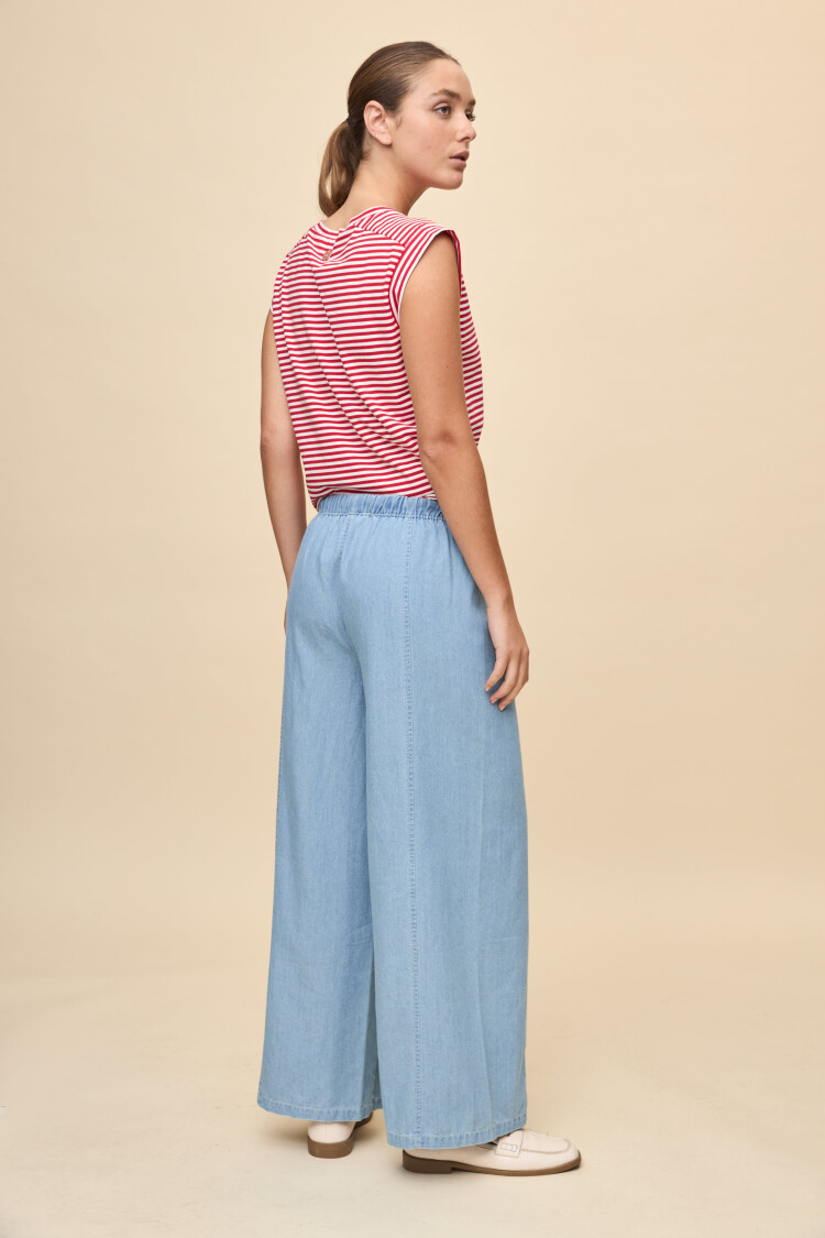 PANTALÓN ROXAS Celeste
