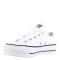 Championes Unisex Converse Plataforma Chuck Taylor Lift Blanco - Negro