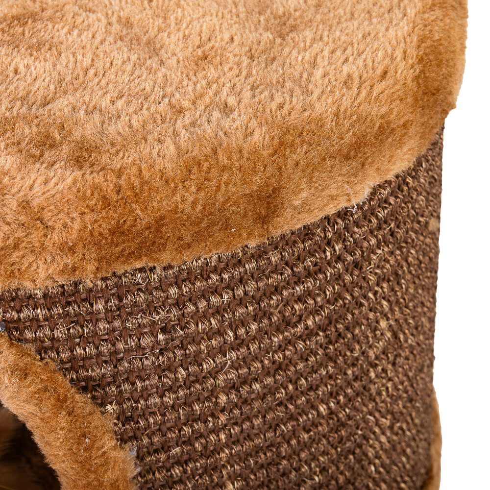 BANCO CAMA PARA GATOS MULTICOLOR MADERA Y POLIESTER NS 36181
