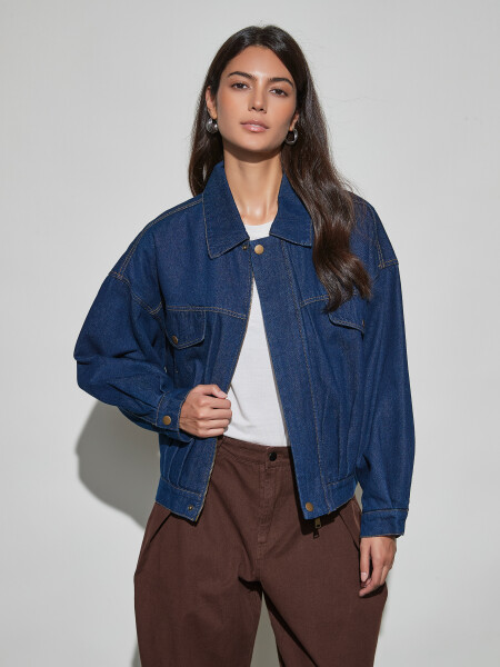 CAMPERA OSERA AZUL OSCURO