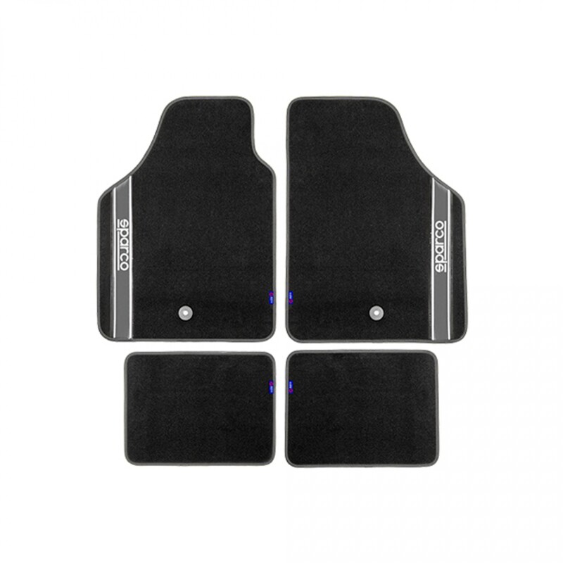 Sparco Alfombra Completo 4 piezas Gris claro