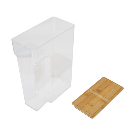 FRASCO TRANSPARENTE BAMBÚ Y VIDRIO 42987109