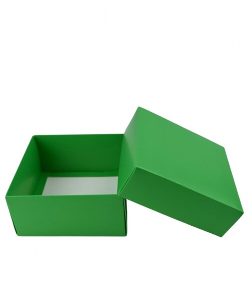 Caja Cuadrada 12x12x6 cm VERDE