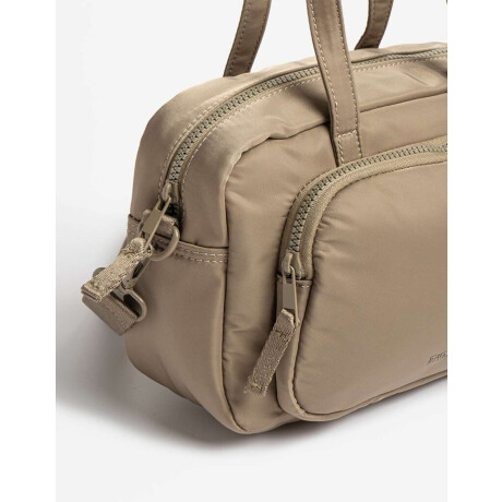 Cartera Bowling De Nylon Verde Oliva