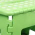 Banco Plegable Multiuso Resistente Banquito 32 Cm Alto 90 Kg Color Variante Verde