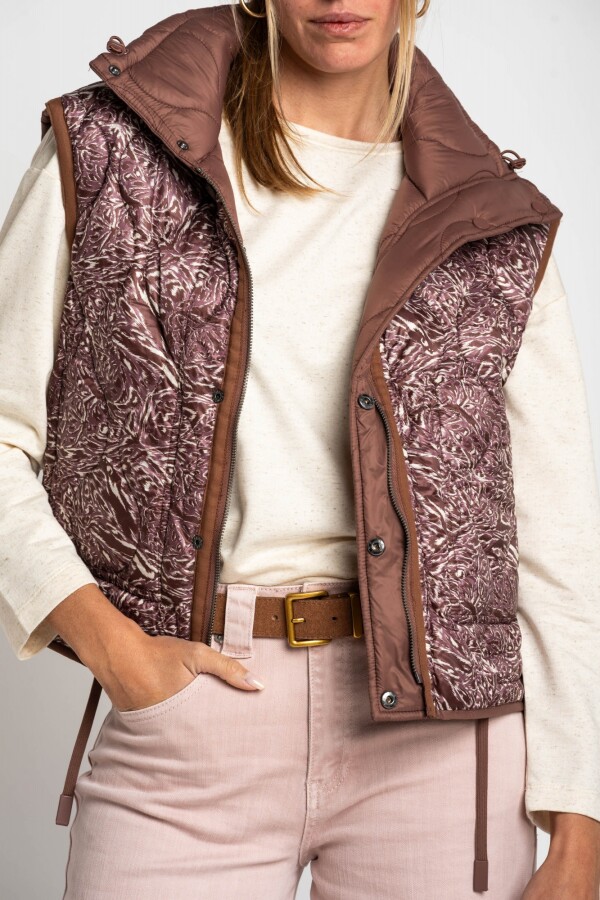 Chaleco Reversible Marrón