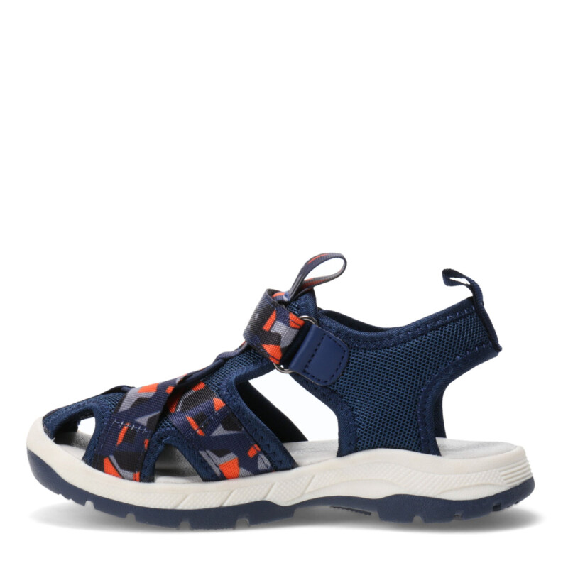 Sandalias de Niño Croco Kids CANU con tiras estampadas Azul Marino