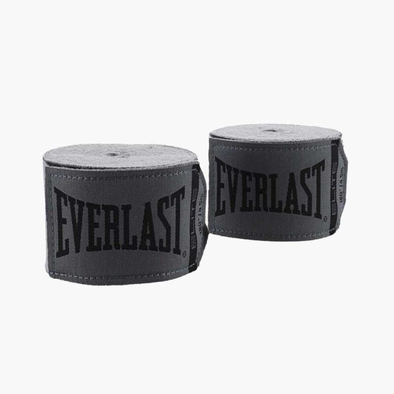 Vendas de Boxeo Elite Everlast Gris
