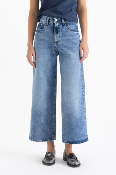 JEANS WIDE X BLUE Azul