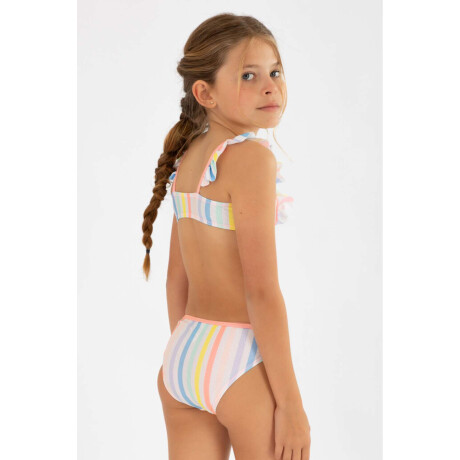 Bikini pom 2-10m Rayas/escoces