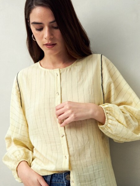 CAMISA D.CASSIN LISANA AMARILLO