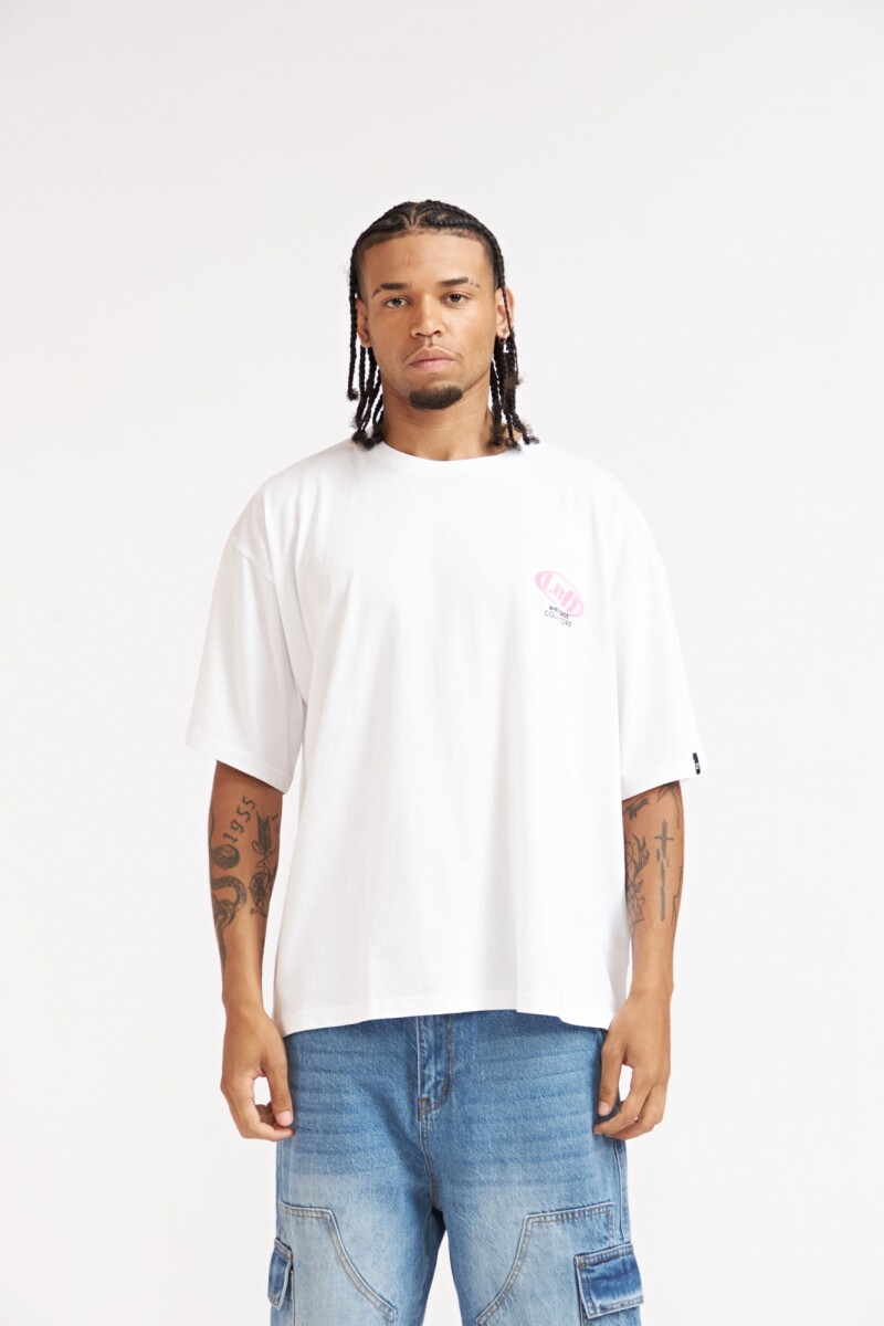 REMERA BOXY LOFF - BLANCO 