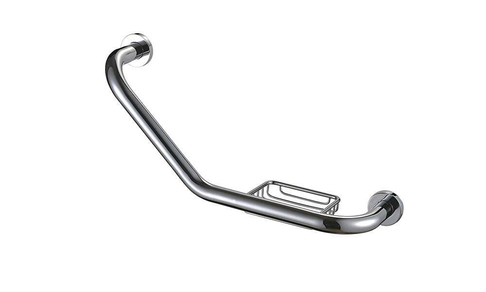 Soporte asidero con jabonera Soporte Asidero Con Jabonera