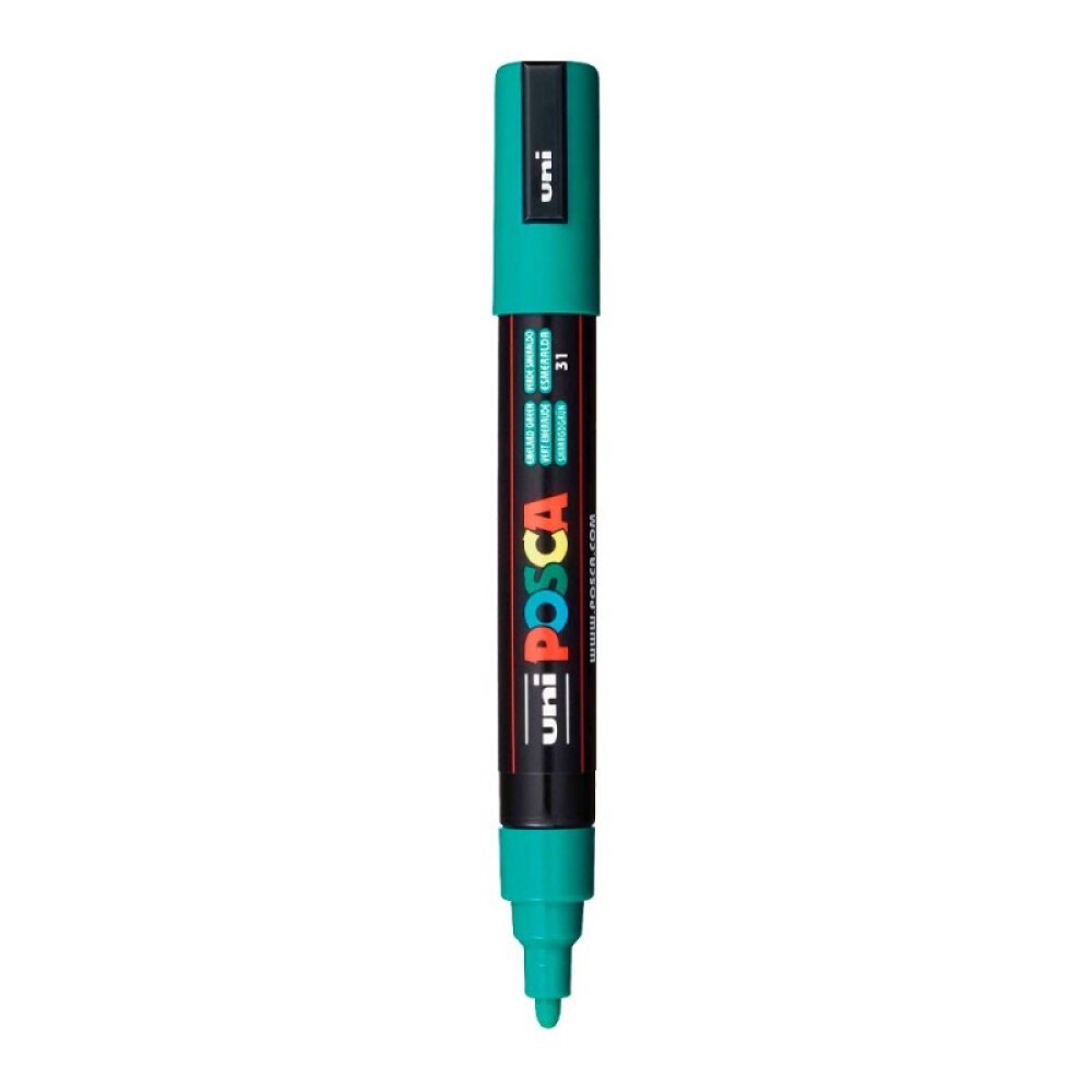 Marcador Uni Posca 2,5Mm Verde Esmeralda #MARCADOR UNI POSCA 2,5MM VERDE ESMERALDA