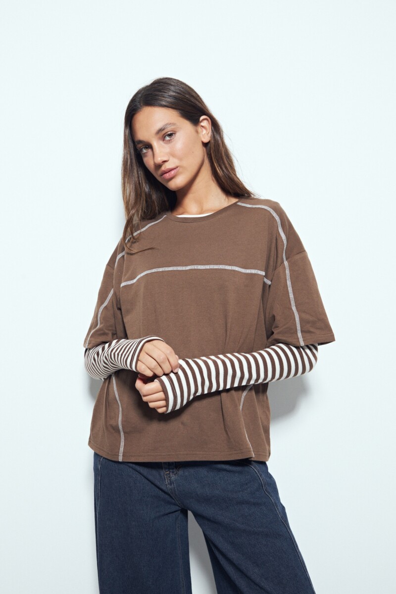 REMERA LIQUIDÁMBAR Café