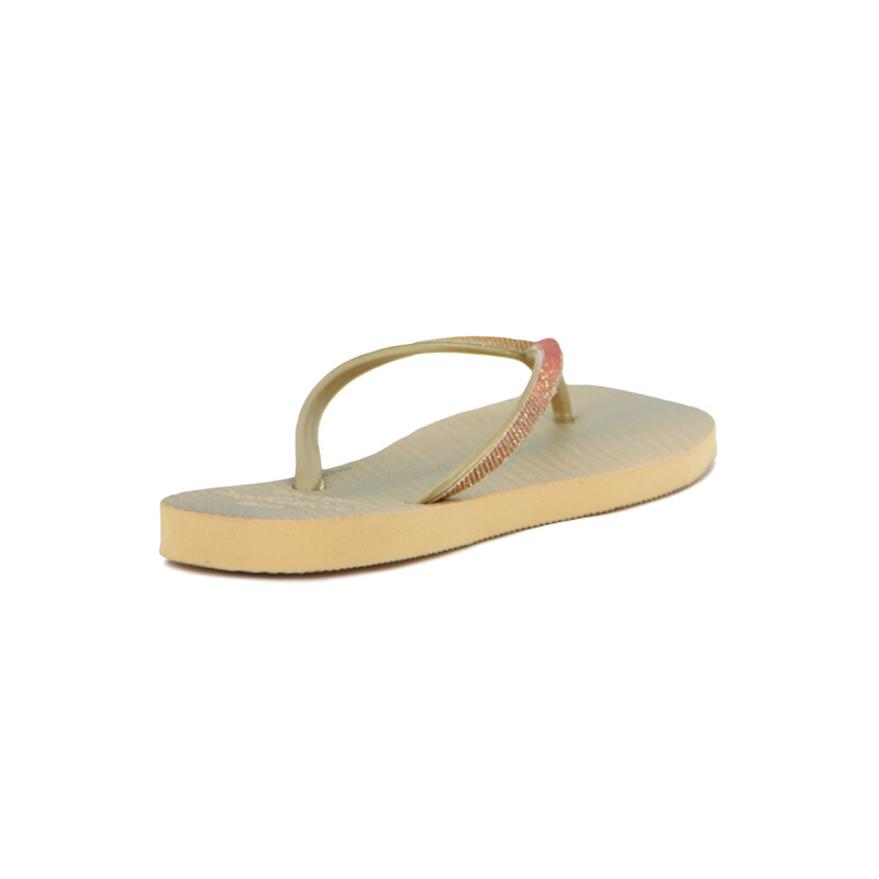 Chanclas Tropical Brasil Ojota Quadradihas De Mujer - Dorado/arena Dorado-arena