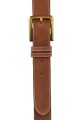 Cinto dama c/forro de 35mm doble pasador Marron