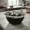 Bowl aleman acero inox 25 cm negro PRISMA Bowl aleman acero inox 25 cm negro PRISMA