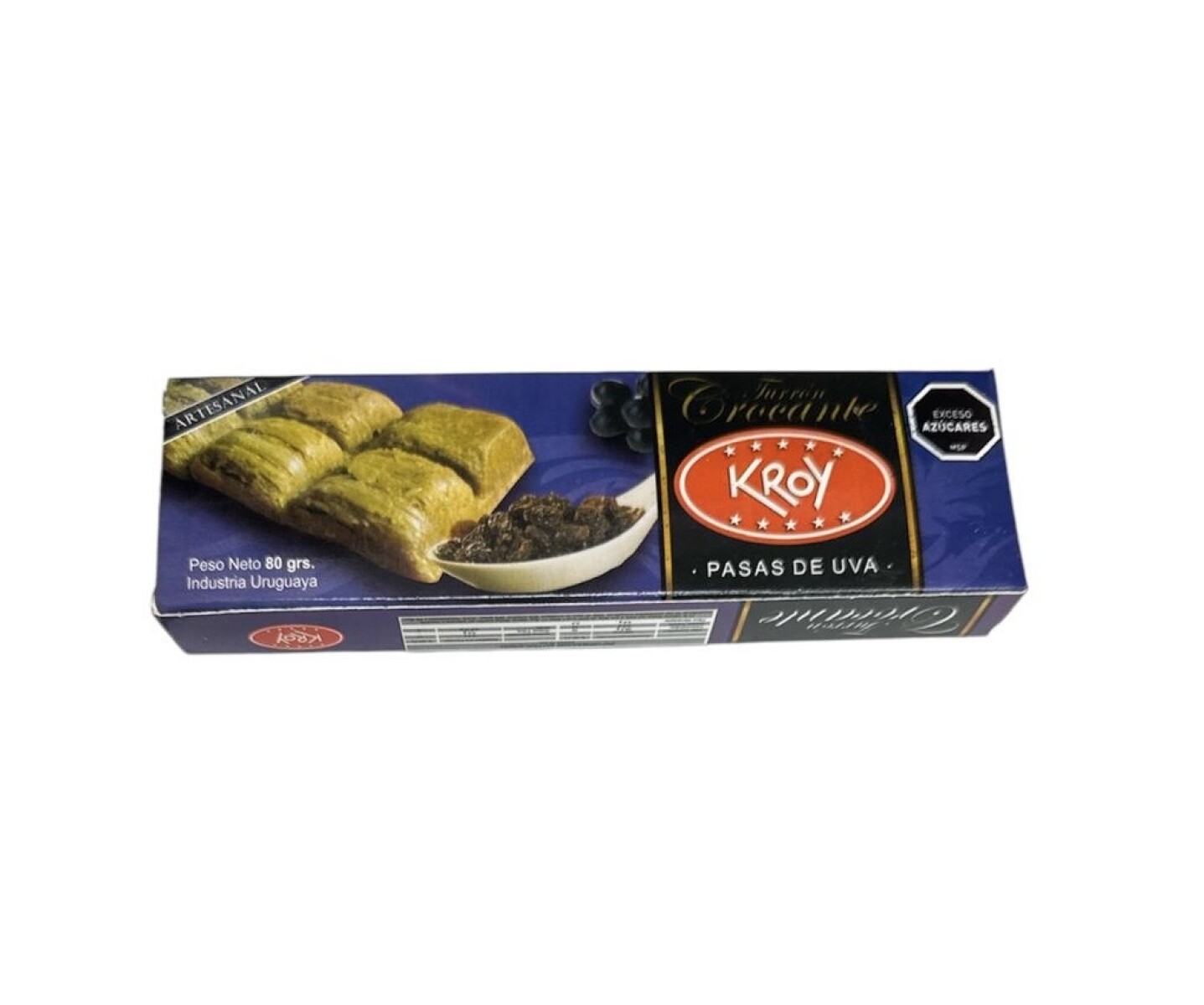 Turron Crocante Kroy - Pasas de Uva 