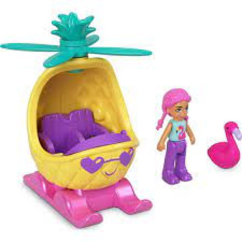 POLLY POCKET - Micromuñeca + Mascota + Vehículo POLLY POCKET - Micromuñeca + Mascota + Vehículo