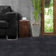 Cerámica Negra Rustica Mate Liso 51X51Cm Piso Pared GAMAS DE NEGRO