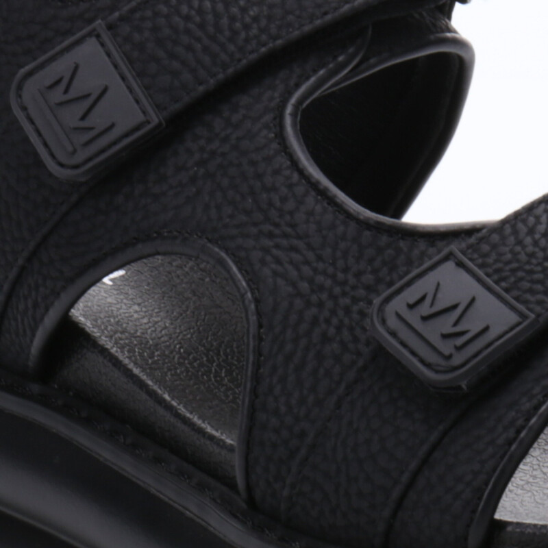 Sandalias de Mujer Miss Carol MANAROLA con tiras con velcro Negro