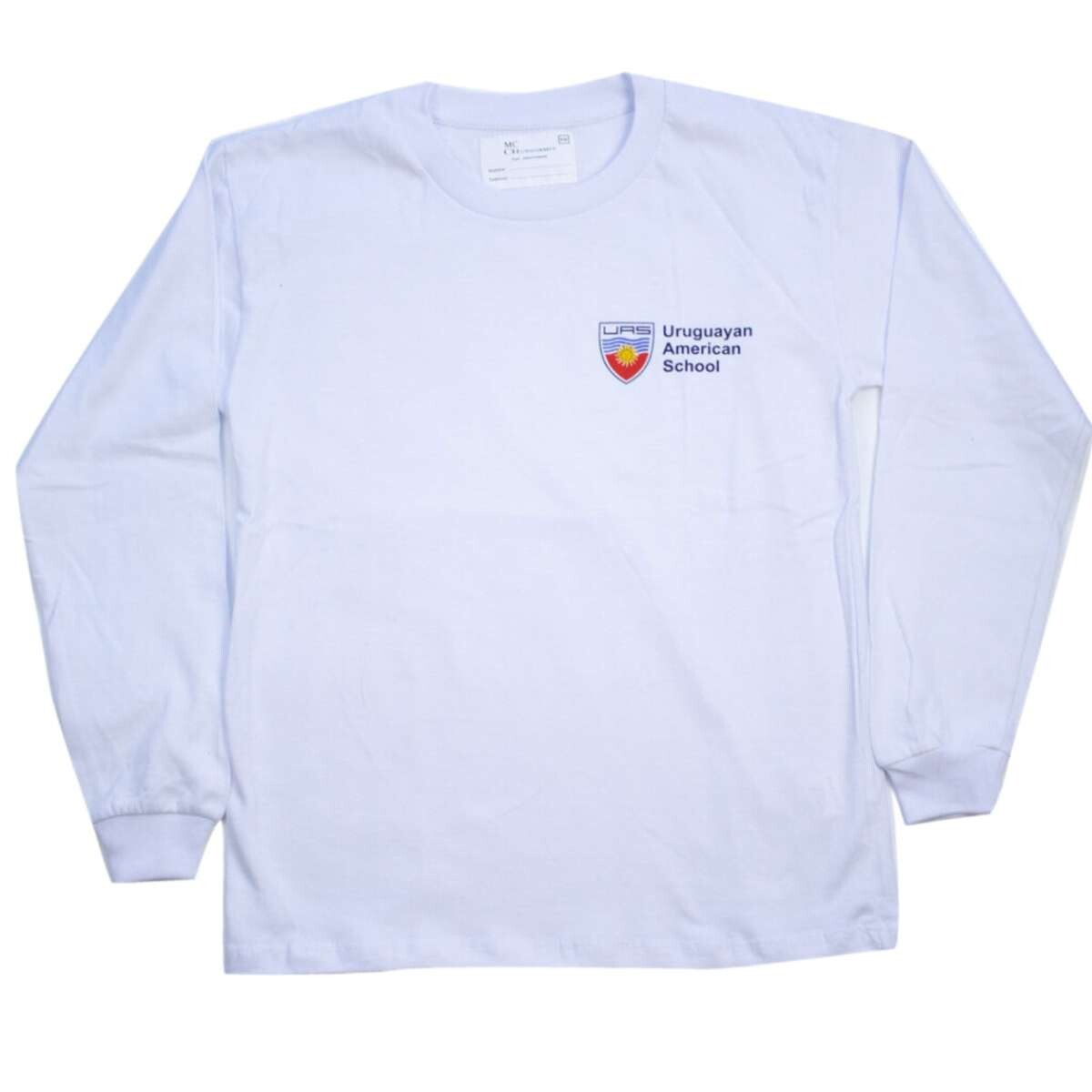 Remera manga larga - Uruguayan American School 