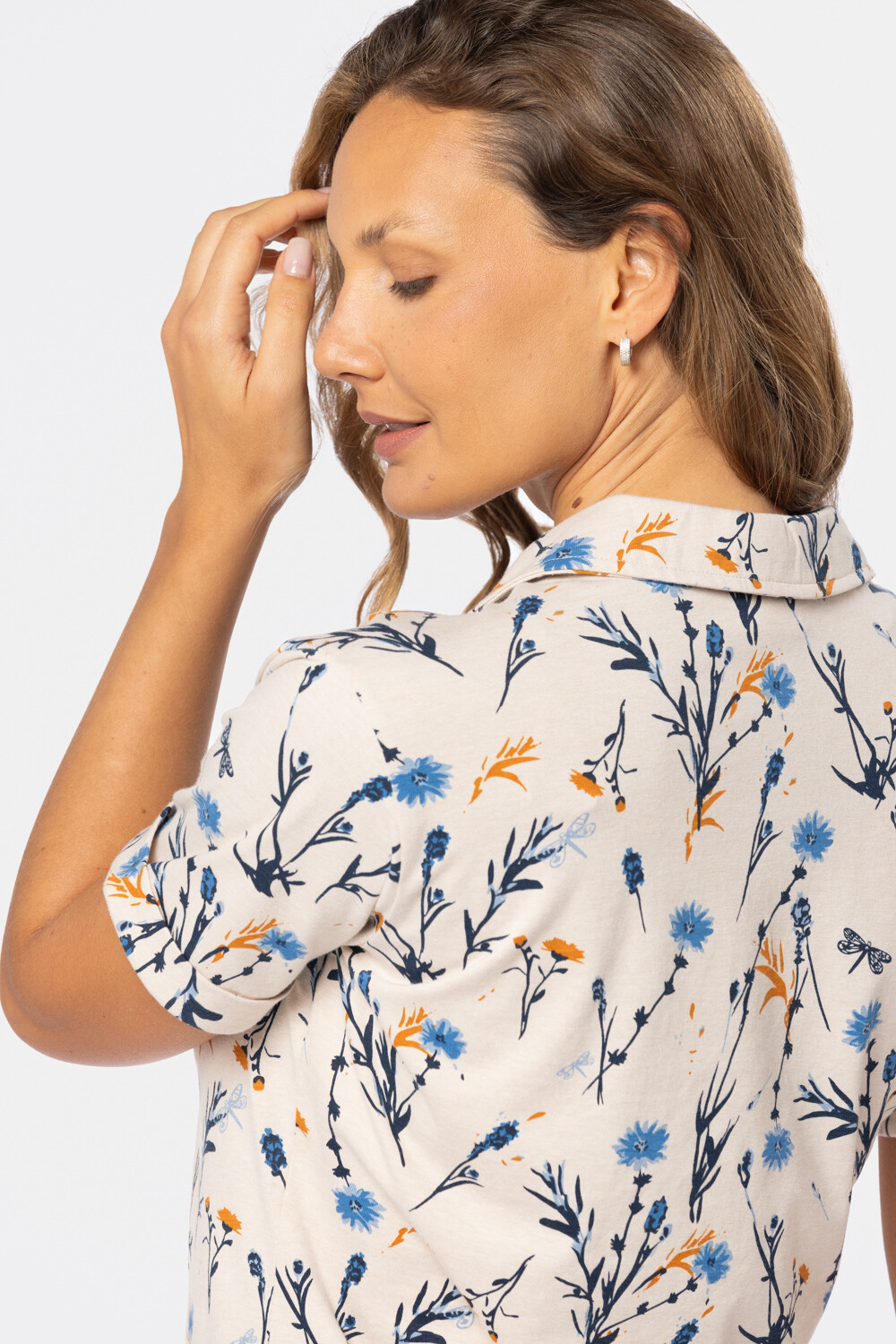 CAMISA ESTAMPADA Beige