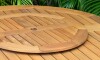Mesa de Patio Centro Giratorio mas Sillas plegables de Eucalipto - Ipanema Mesa de Patio Centro Giratorio mas Sillas plegables de Eucalipto - Ipanema