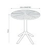 MESA PLAST BLANCO Unica