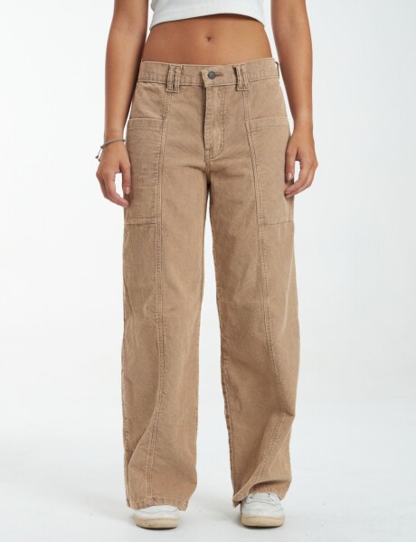 Pantalón Mimi pana W24 Beige