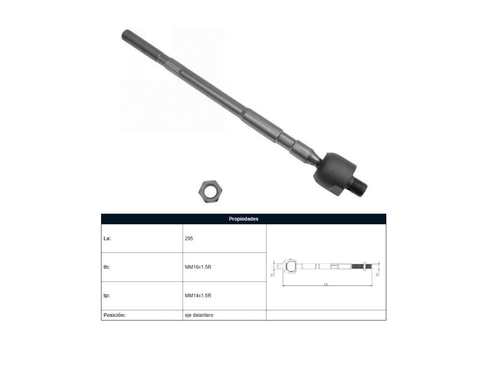Mate Hyundai Accent/H1 Carroceria A1/H100 Hyundai Camion Porter 93-08 Der/Izq 