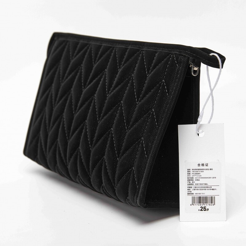 NECESER TRAPECIO DISEÑO ESPIGA (NEGRO) NECESER TRAPECIO DISEÑO ESPIGA (NEGRO)