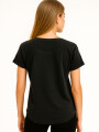 Remera Cordata Negro