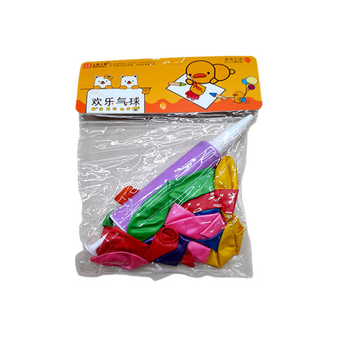 Globos de colores x18 unidades con inflador Globos De Colores X18 Unidades Con Inflador