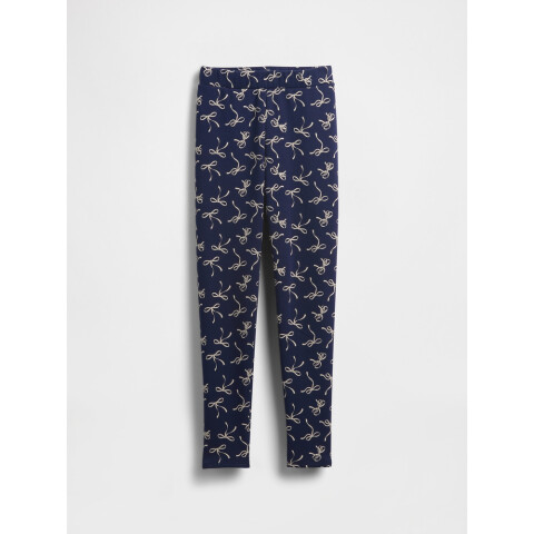 COZY LEGGINGS NAVY BOWS